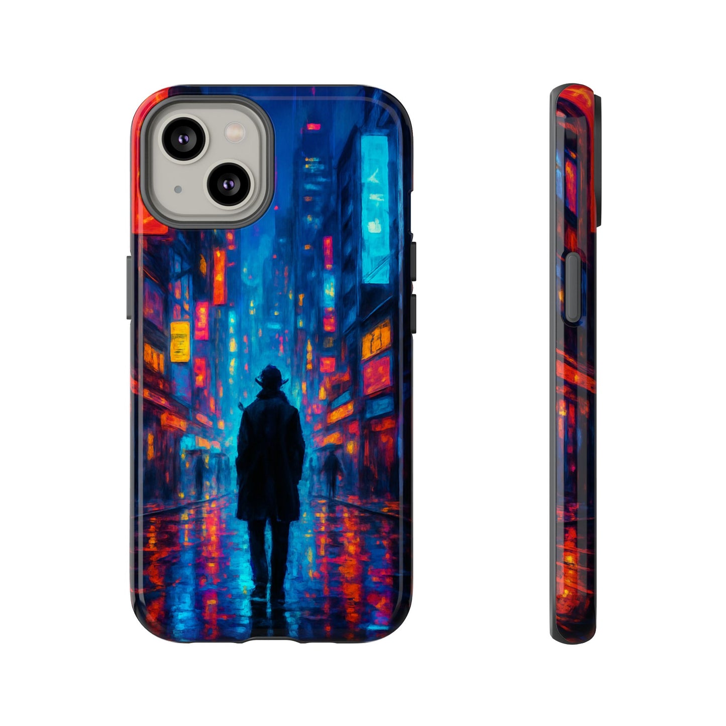 Neon City Nights – Urban Glow Phone Case