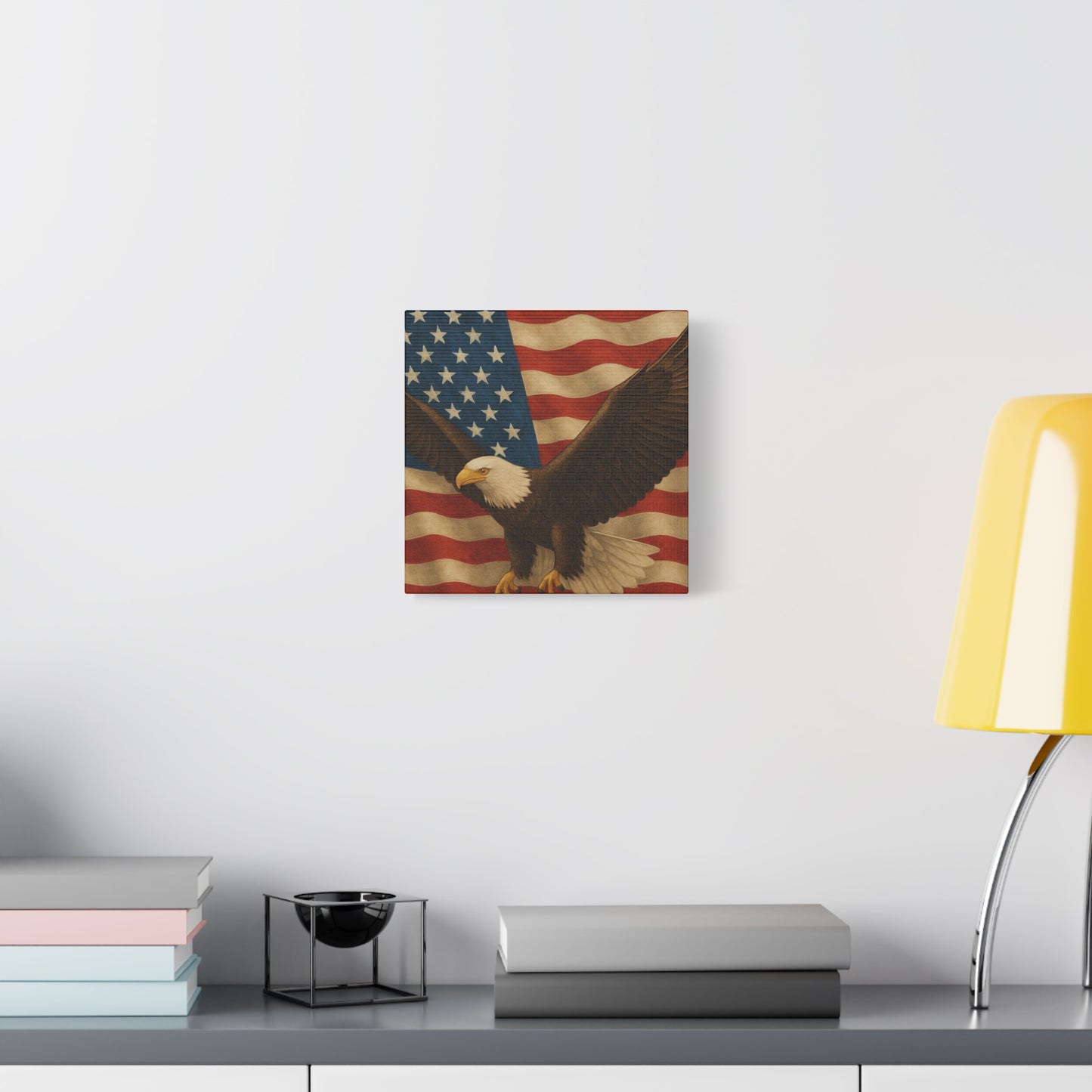 American Eagle Canvas Wall Art, Patriotic Home Decor, Stretched Artwork for Veterans, Independence Day Gift, 12x16 Inch Canvas, [...]