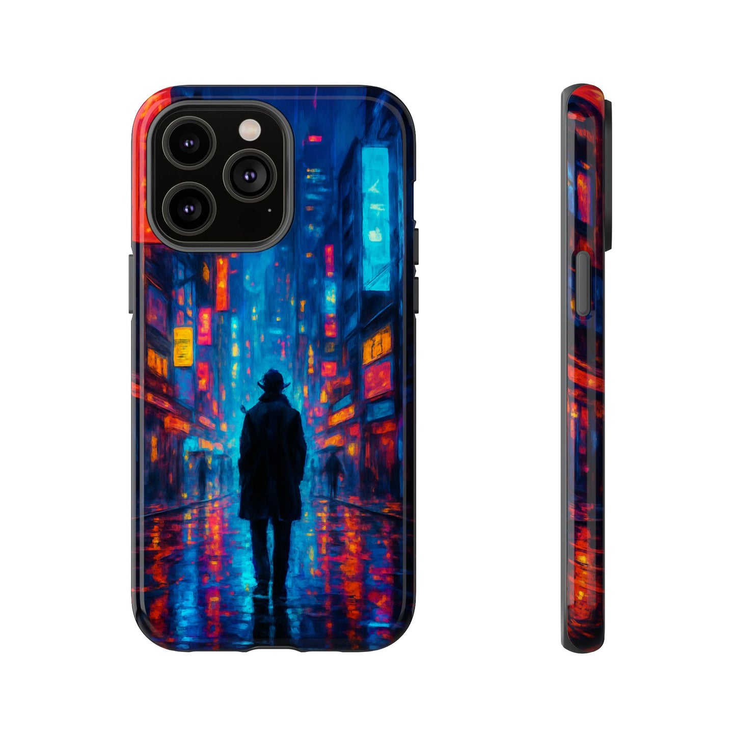Neon City Nights – Urban Glow Phone Case