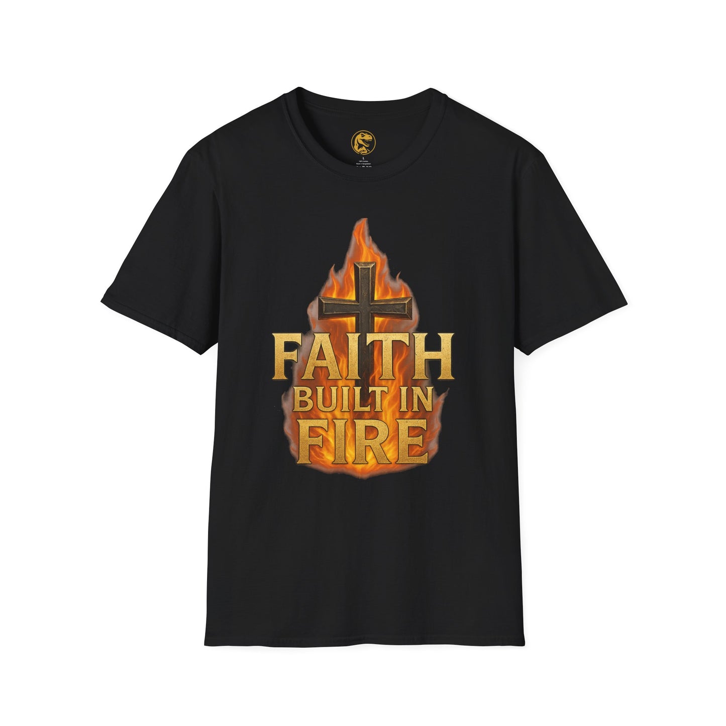 Faith Built in Fire Unisex Softstyle T-Shirt