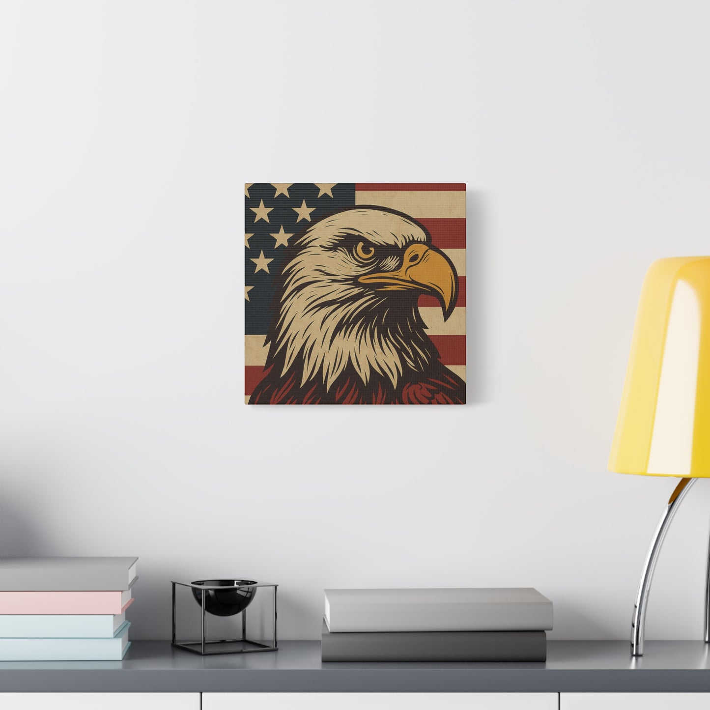 American Pride – Bald Eagle Canvas Art