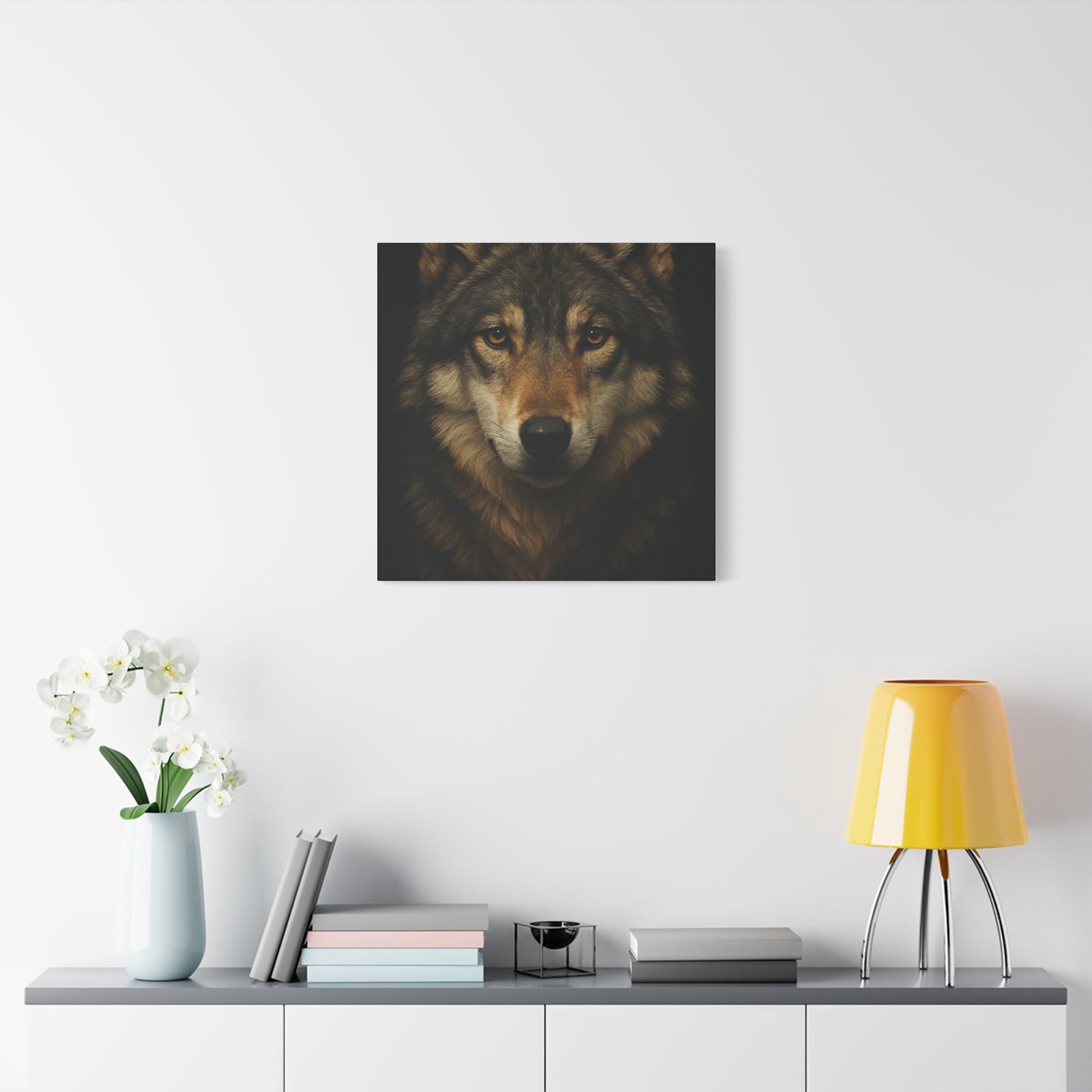 Wolf Portrait Wall Art Print, Nature Decor, Home Office, Animal Lovers Gift, Wildlife Artwork, Forest Themed Decoration
