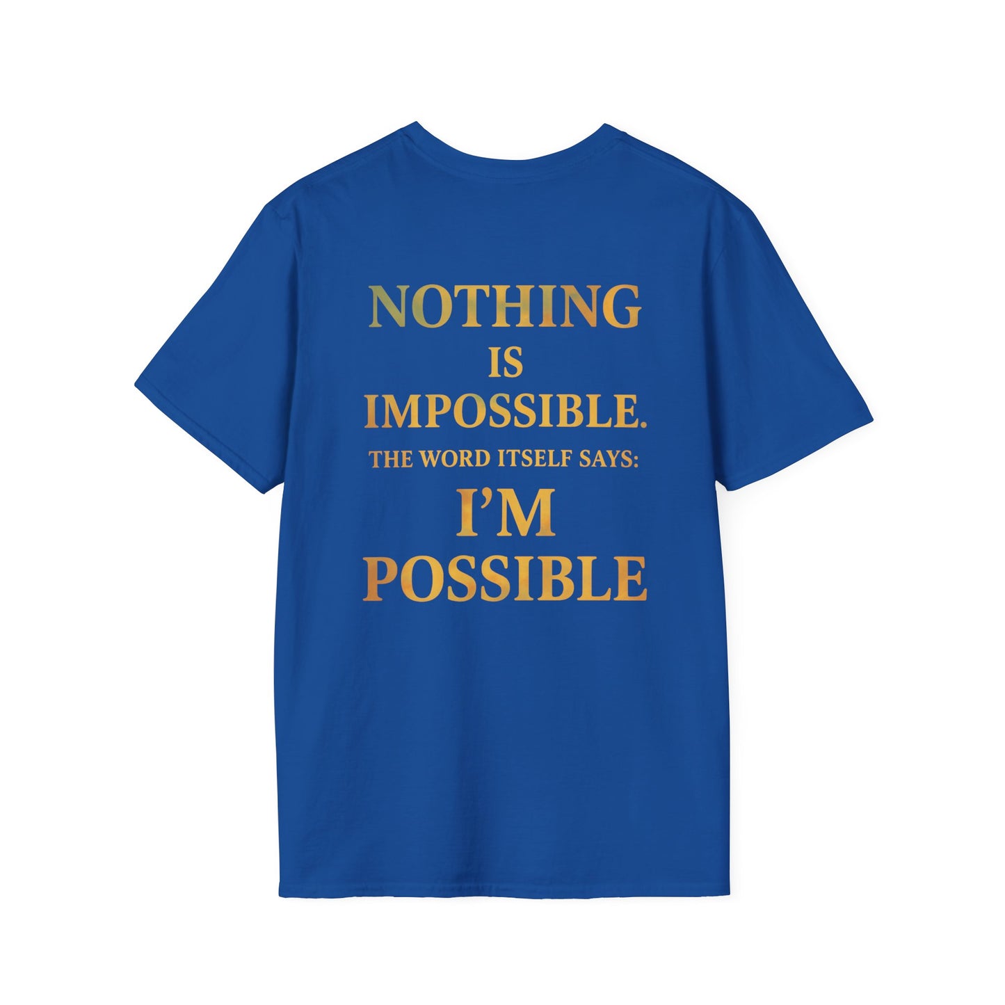 Inspirational Unisex T-Shirt - Stay Sober & I'm Possible, Motivational Tee, Recovery Support, Gift for Friends, Positivity Wear, [...]