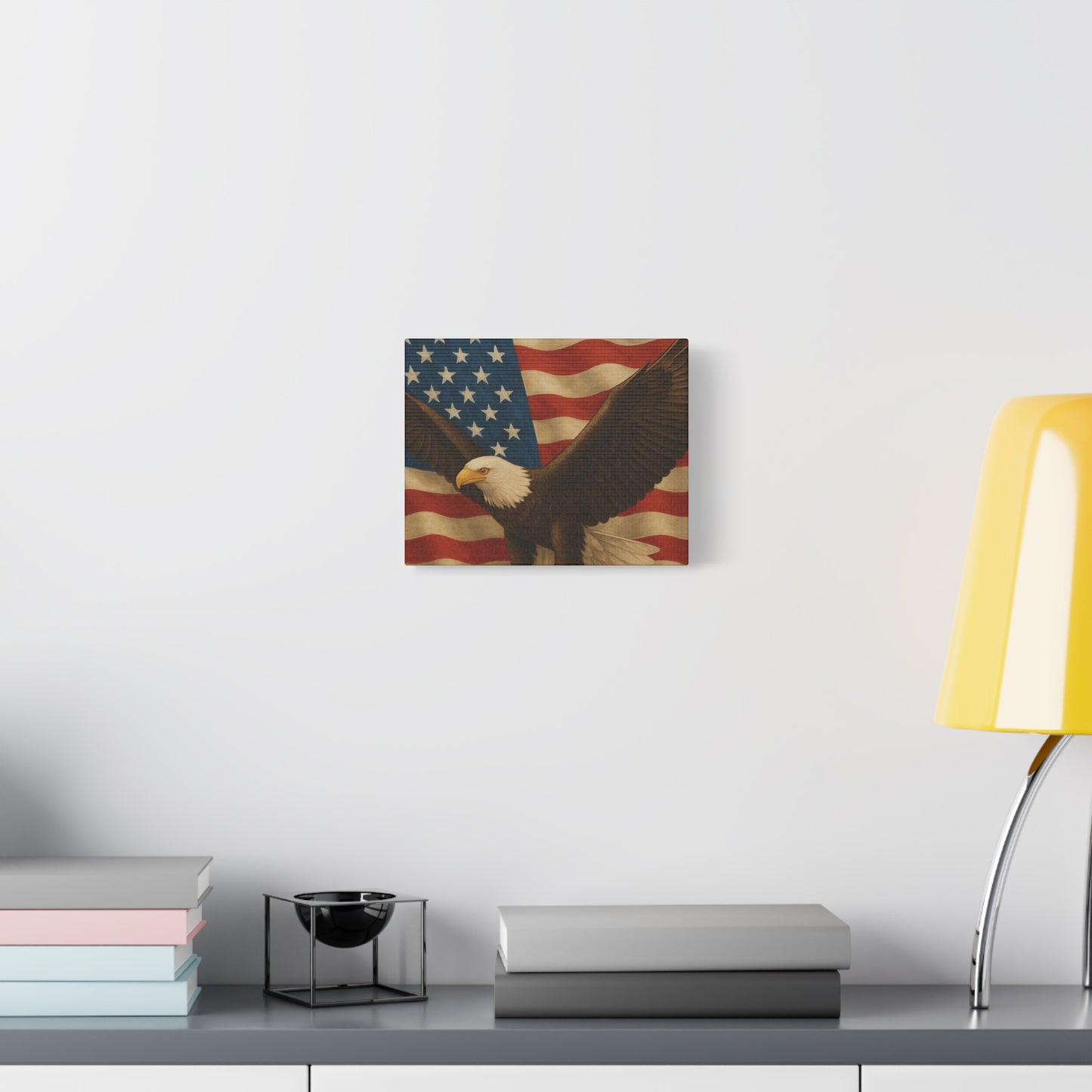 American Eagle Canvas Wall Art, Patriotic Home Decor, Stretched Artwork for Veterans, Independence Day Gift, 12x16 Inch Canvas, [...]