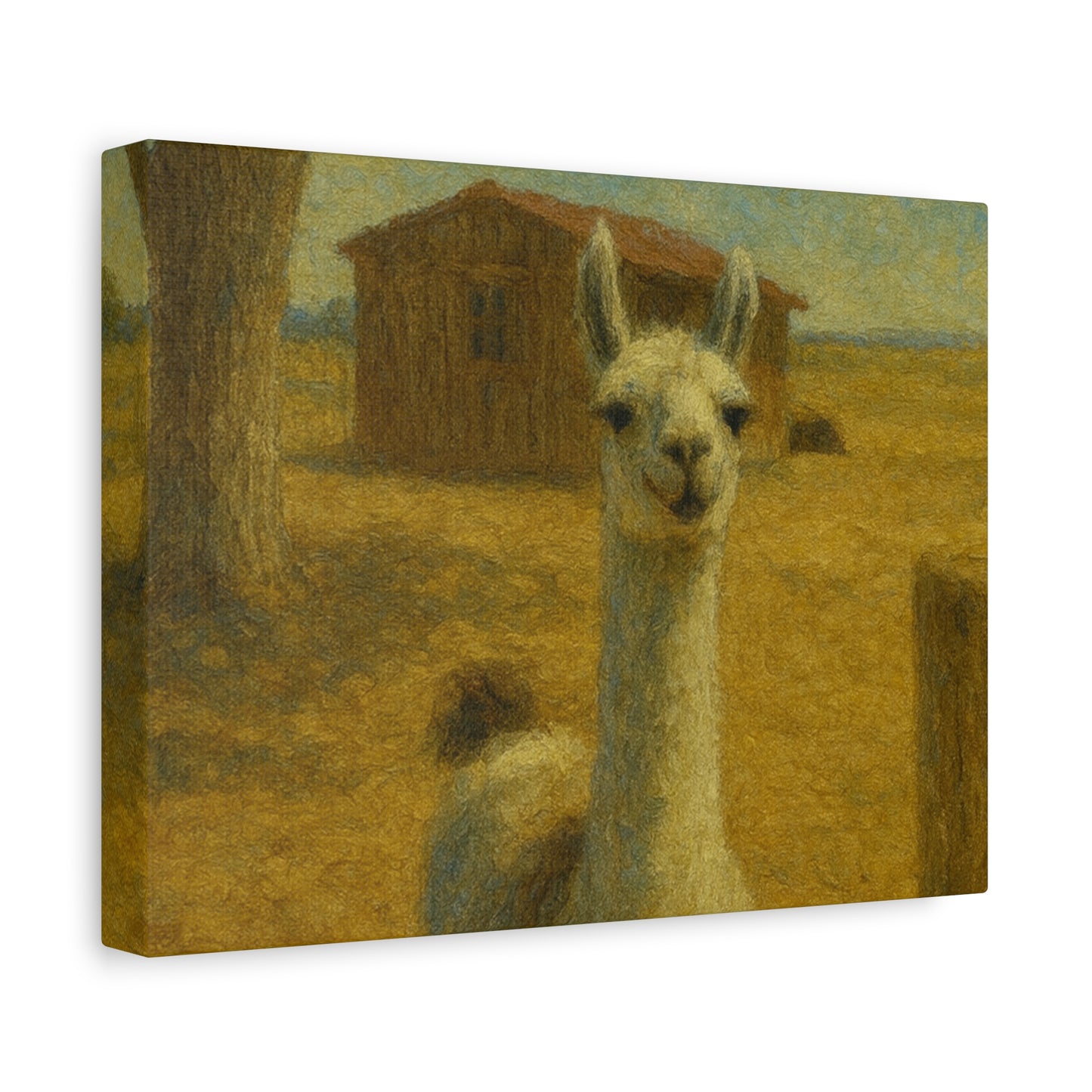 Llama Artwork Canvas Print, Unique Home Decor, Wall Art for Animal Lovers, Canvas Wall Art, Gift for Nature Enthusiasts