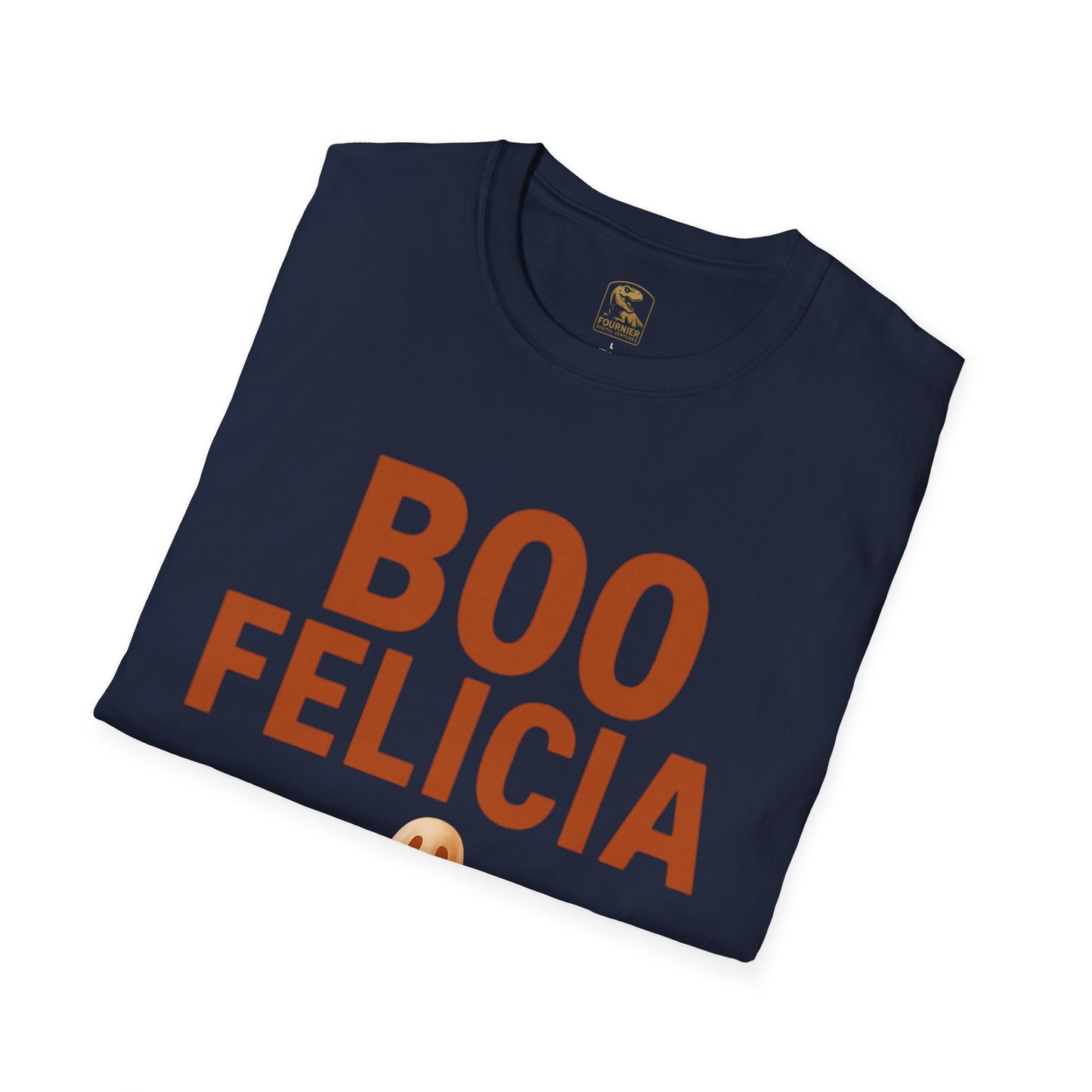 Boo Felicia Ghost Tee, Unisex Halloween T-Shirt, Funny Spirit Shirt, Casual Fall Apparel, Halloween Party Outfit, Cute Ghost Design