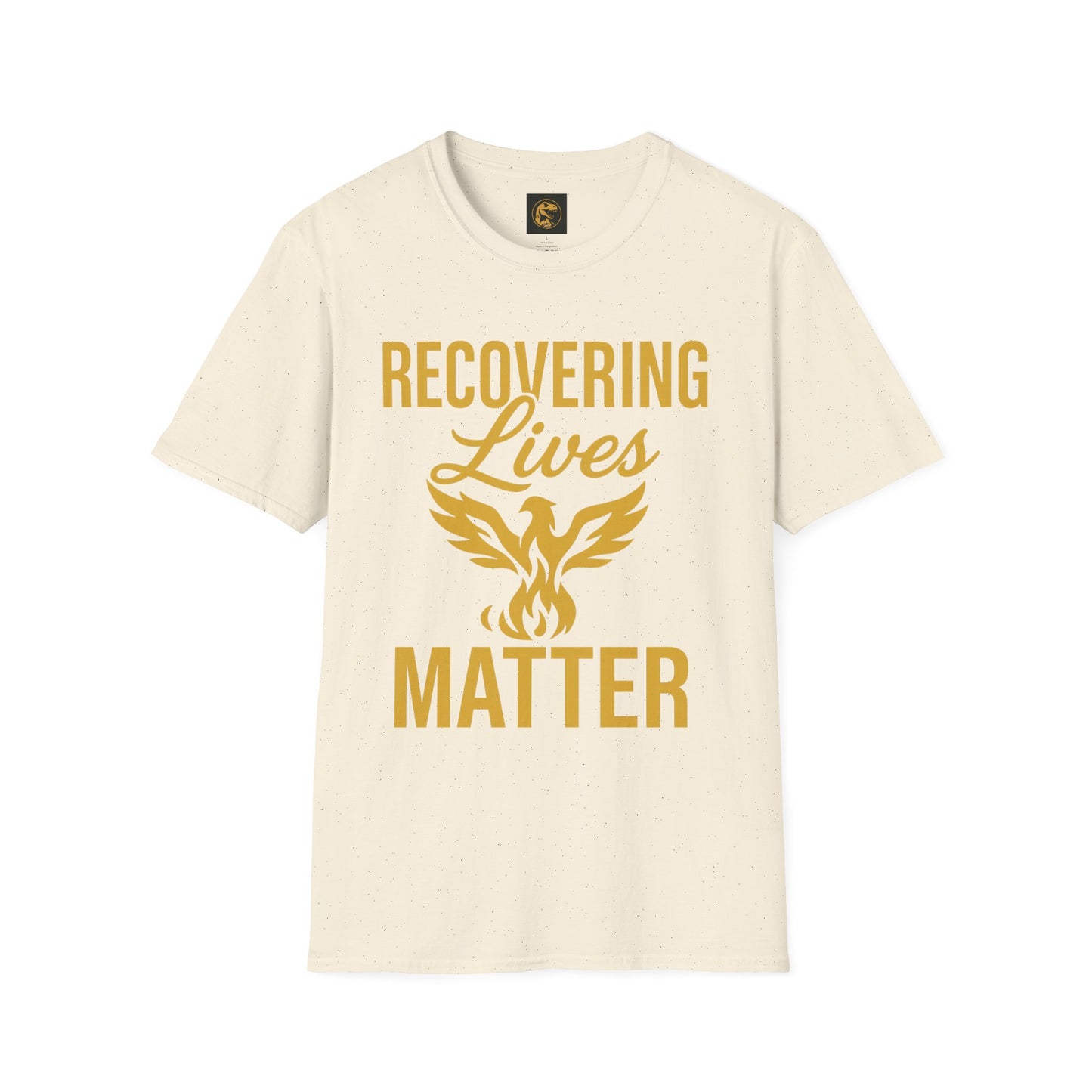 Recovering Lives Matter T-Shirt | Unisex Softstyle Tee | Recovery Support | Inspirational Apparel | Gift for Sober Friends | Self-Care Wear