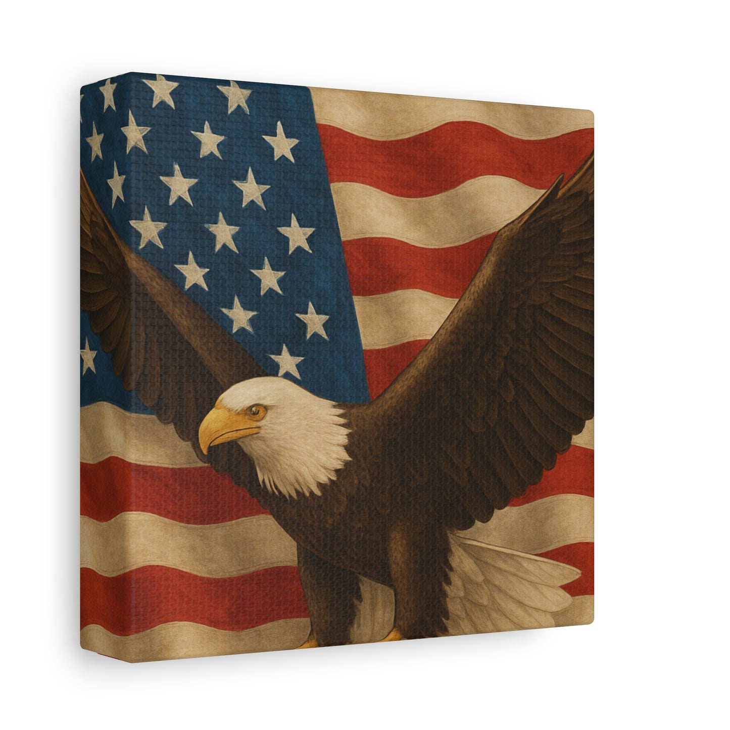 American Eagle Canvas Wall Art, Patriotic Home Decor, Stretched Artwork for Veterans, Independence Day Gift, 12x16 Inch Canvas, [...]