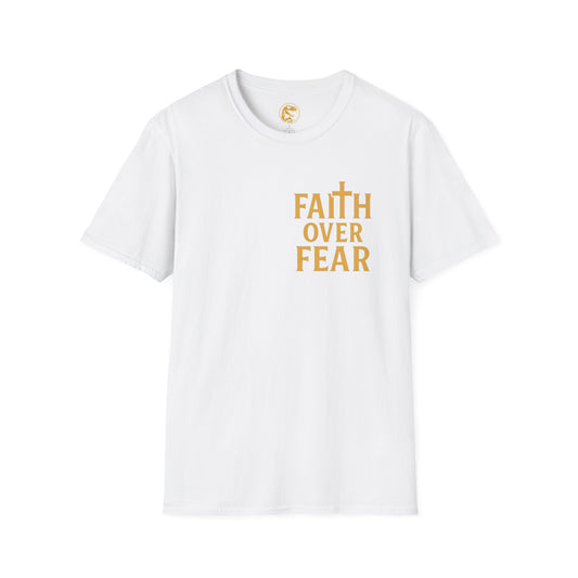 Faith Over Fear Unisex T-Shirt, Inspirational Tee, Motivational T-Shirt, Everyday Wear, Recovery Shirt