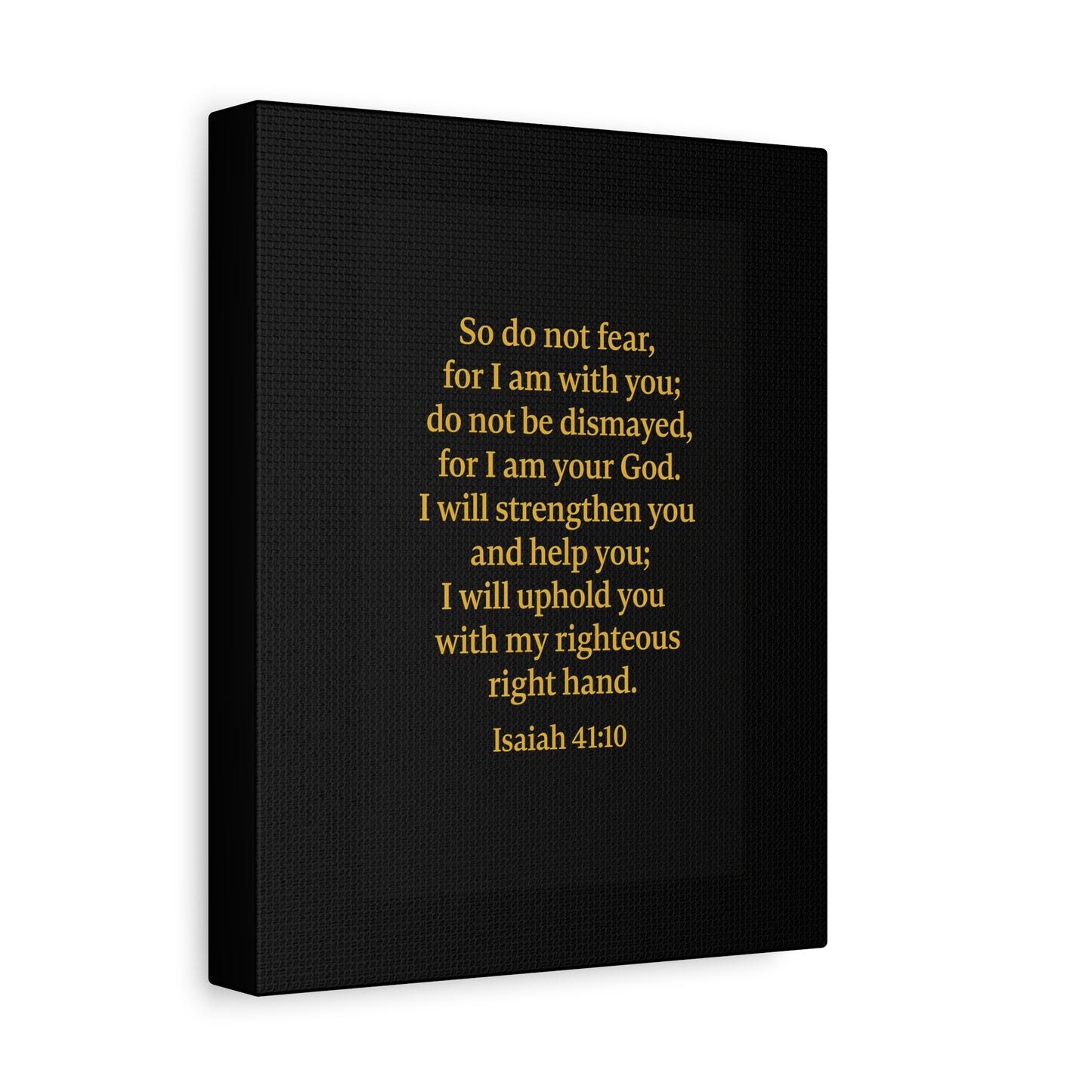 Inspirational Quote Isaiah 41:10 Wall Art, Motivational Canvas Print, Home Decor, Gift for Uplifting Moments, Faith-Based Decoration