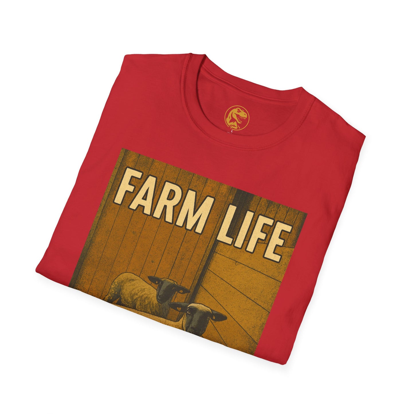 Farm Life T-Shirt, Softstyle Tee for Animal Lovers, Country Living Shirt, Farm house Apparel, Gift for Farmers