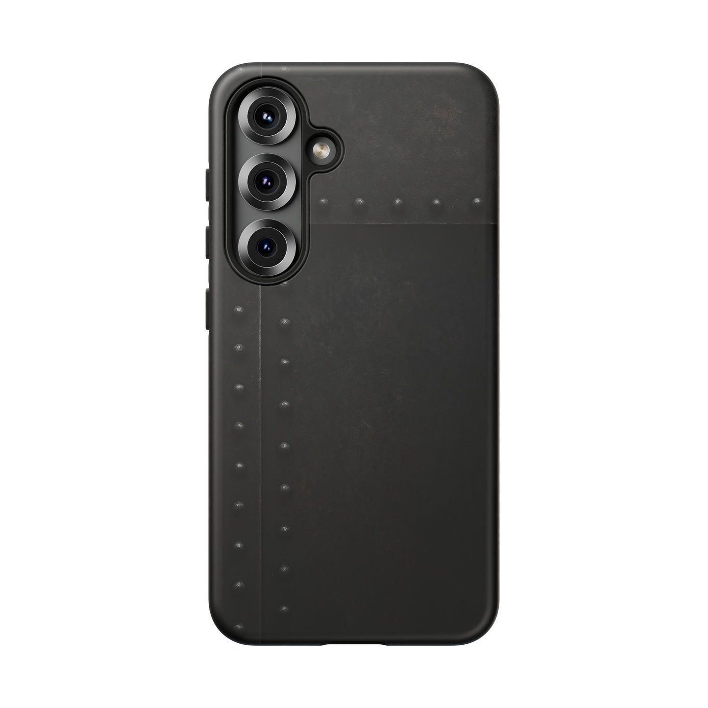 Steel & Smoke – Riveted Shadows Phone Case