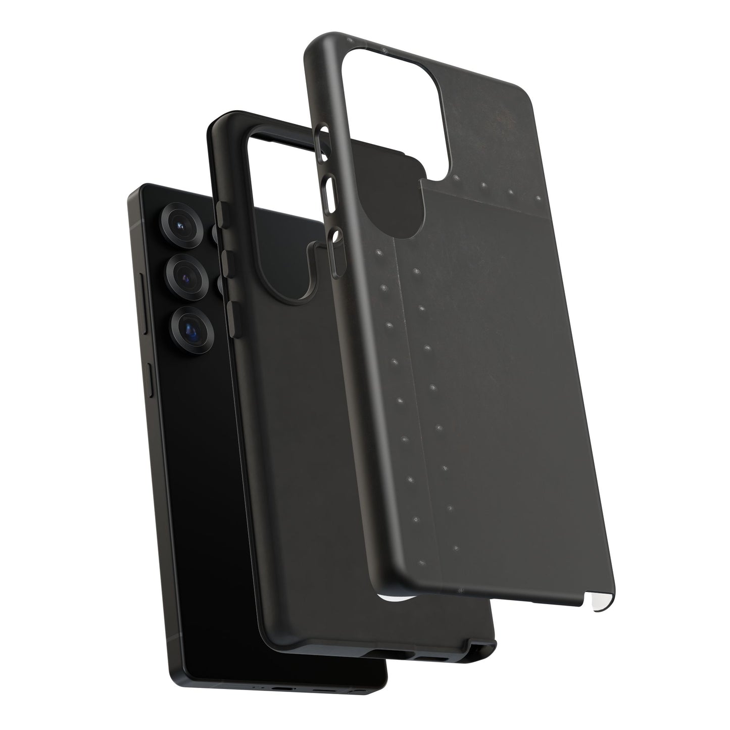 Steel & Smoke – Riveted Shadows Phone Case