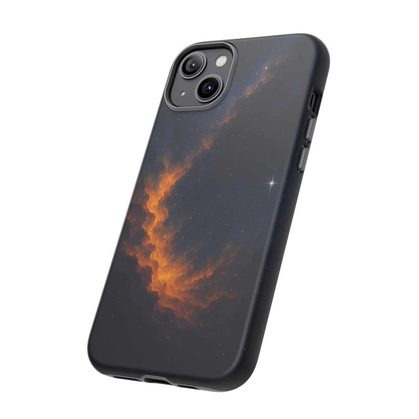 Stellar Flame – Cosmic Nebula Art Phone Case