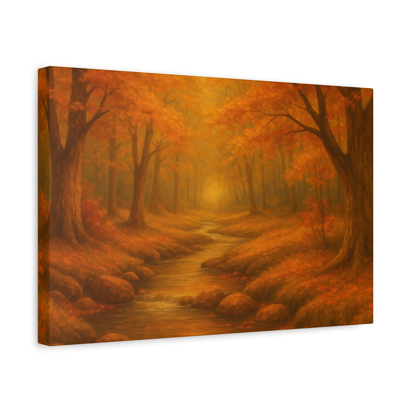 Autumn Landscape Canvas Print, Cozy Home Decor, Fall Wall Art, Nature Inspired Gift, Thanksgiving Decoration