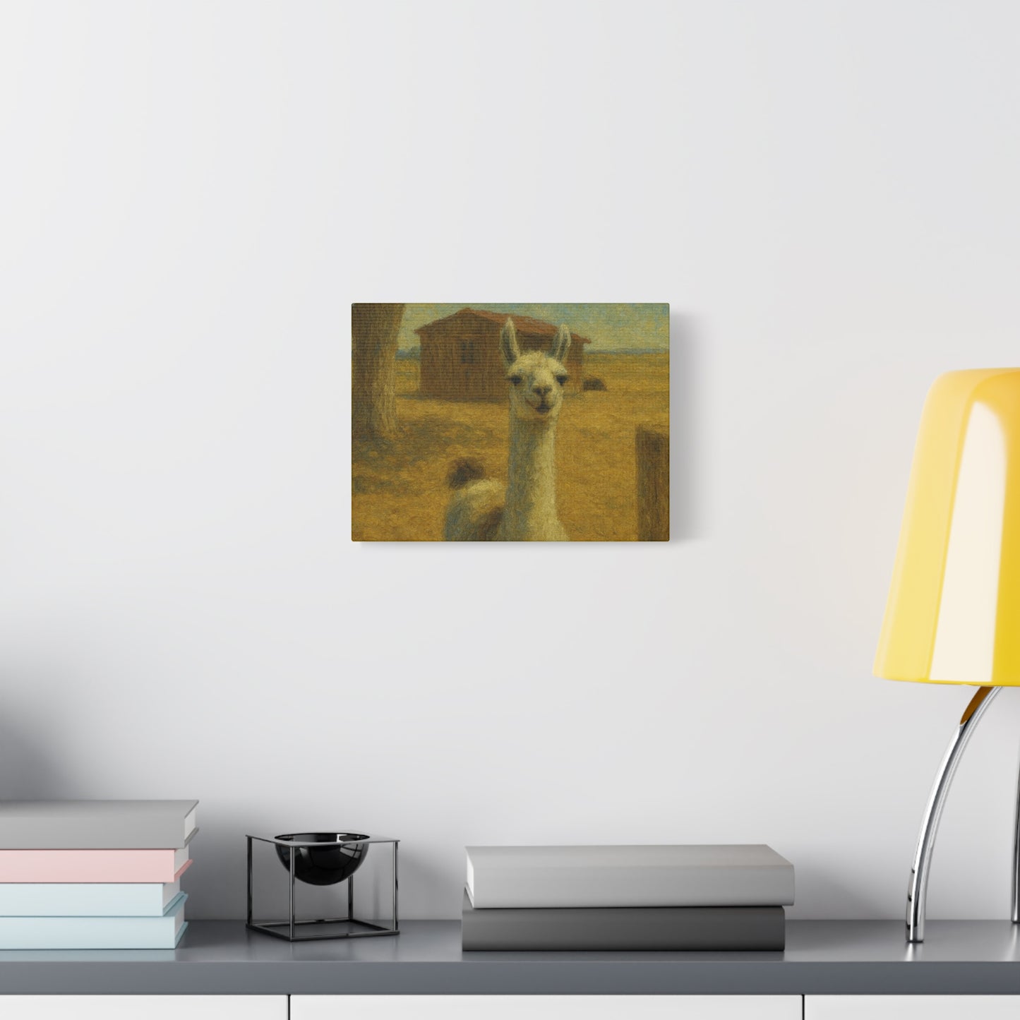 Llama Artwork Canvas Print, Unique Home Decor, Wall Art for Animal Lovers, Canvas Wall Art, Gift for Nature Enthusiasts