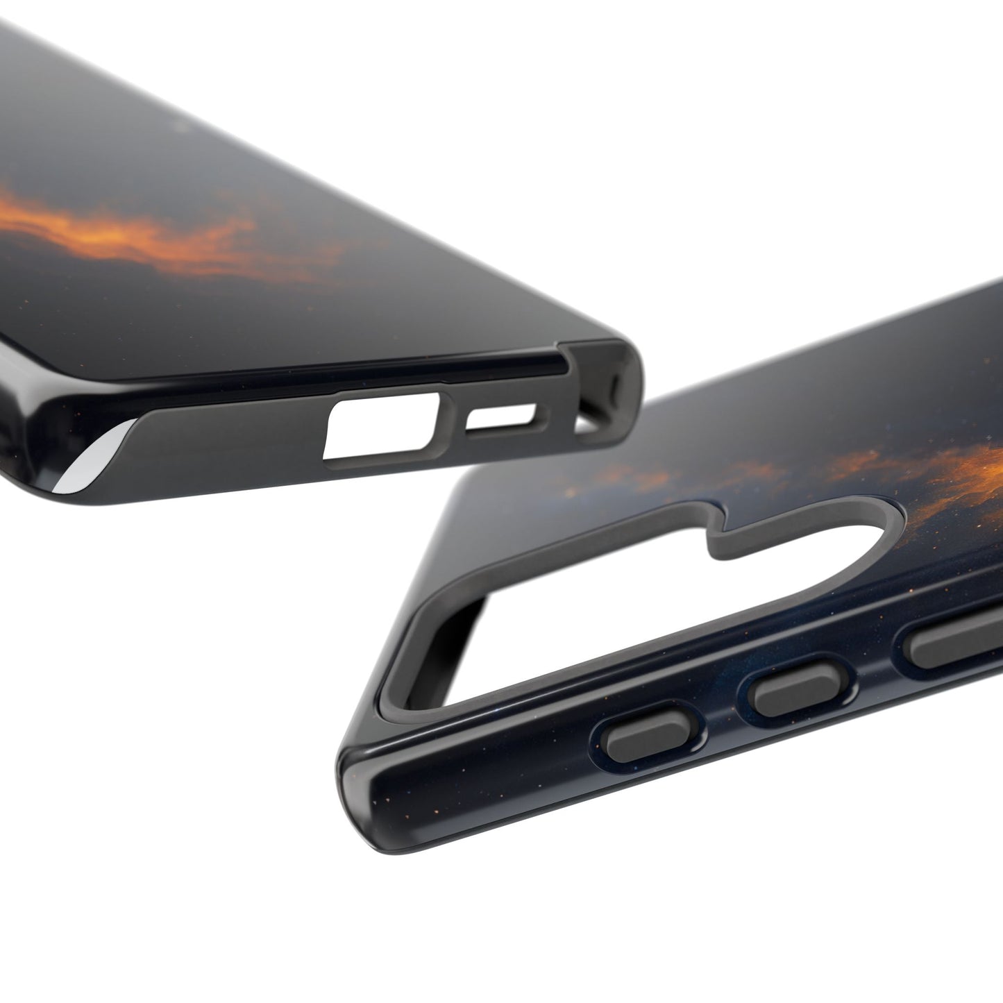 Stellar Flame – Cosmic Nebula Art Phone Case
