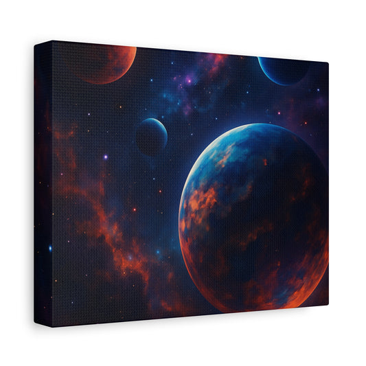 Cosmic Wall Art, Galaxy Canvas, Space Decor, Home Decoration, Astronomical Print, Nebula Artwork, Starry Wall Hanging