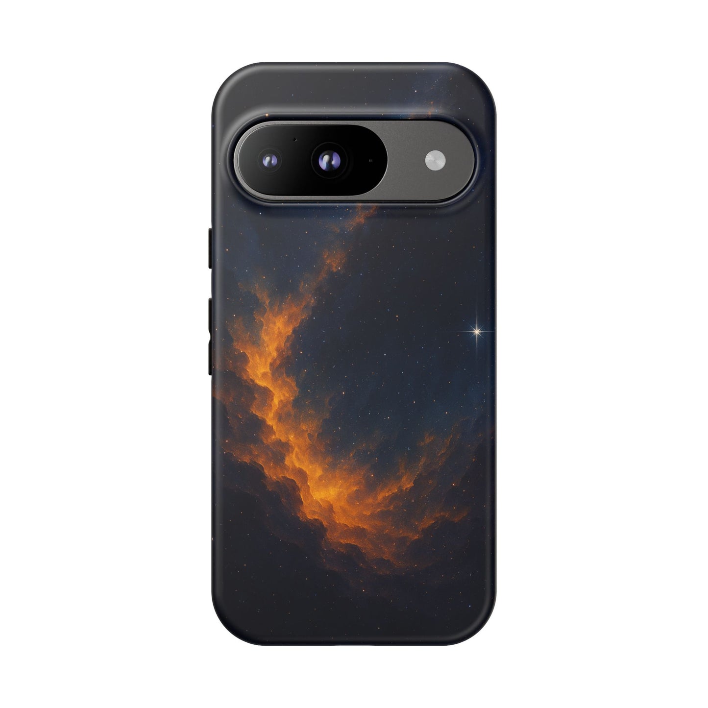 Stellar Flame – Cosmic Nebula Art Phone Case