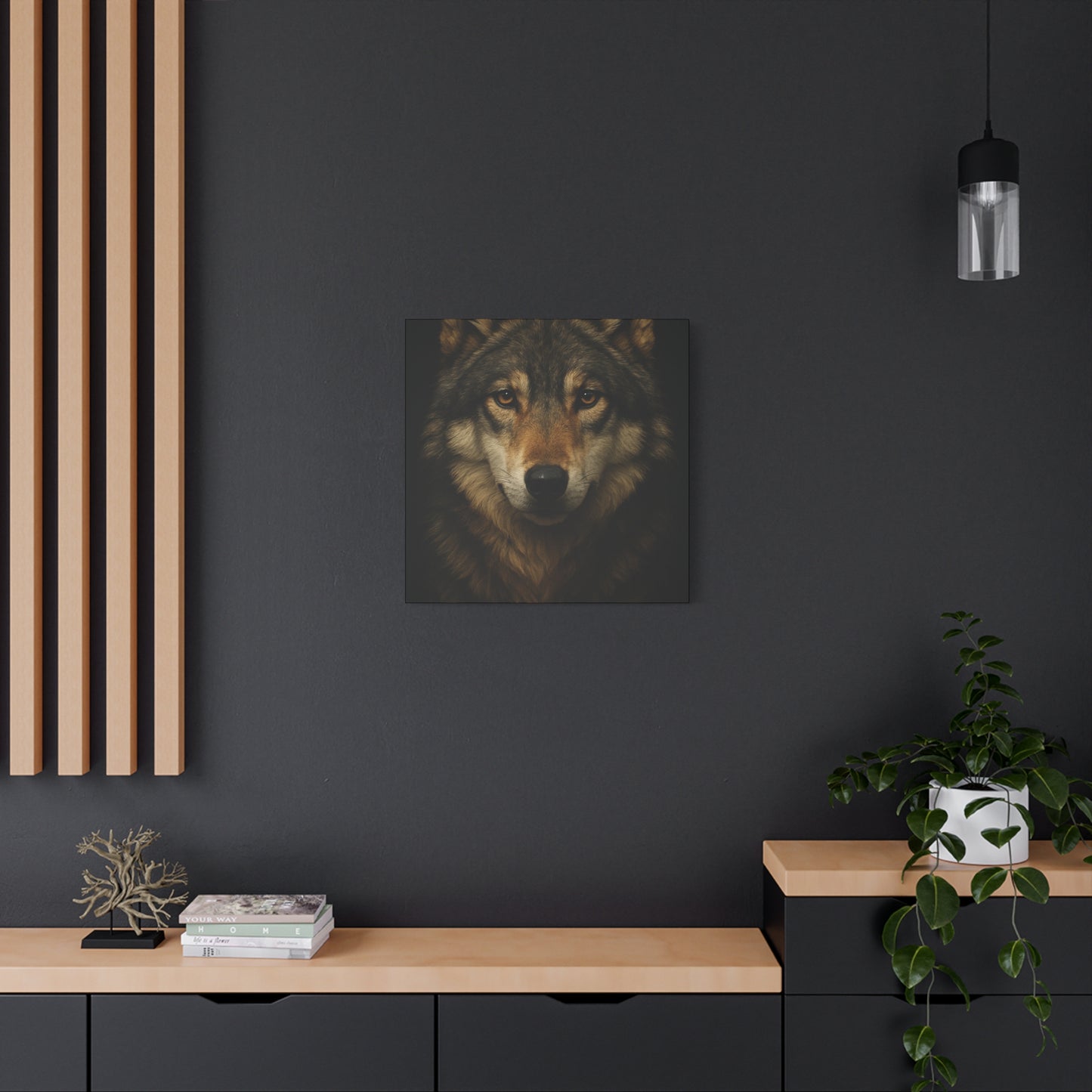 Wolf Portrait Wall Art Print, Nature Decor, Home Office, Animal Lovers Gift, Wildlife Artwork, Forest Themed Decoration