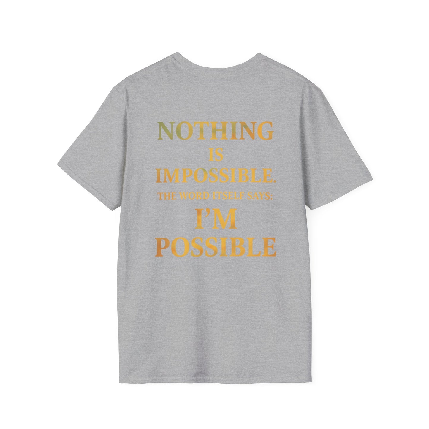 Inspirational Unisex T-Shirt - Stay Sober & I'm Possible, Motivational Tee, Recovery Support, Gift for Friends, Positivity Wear, [...]