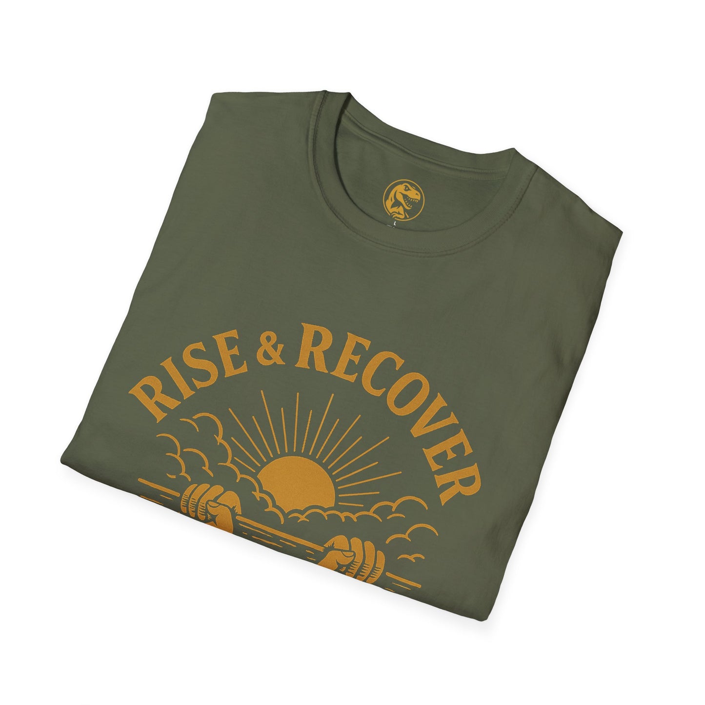 Rise & Recover Unisex T-Shirt | Motivational Tee | Everyday Inspiration Shirt, Recovery Fashion, Gift for Him/Her, Uplifting Apparel