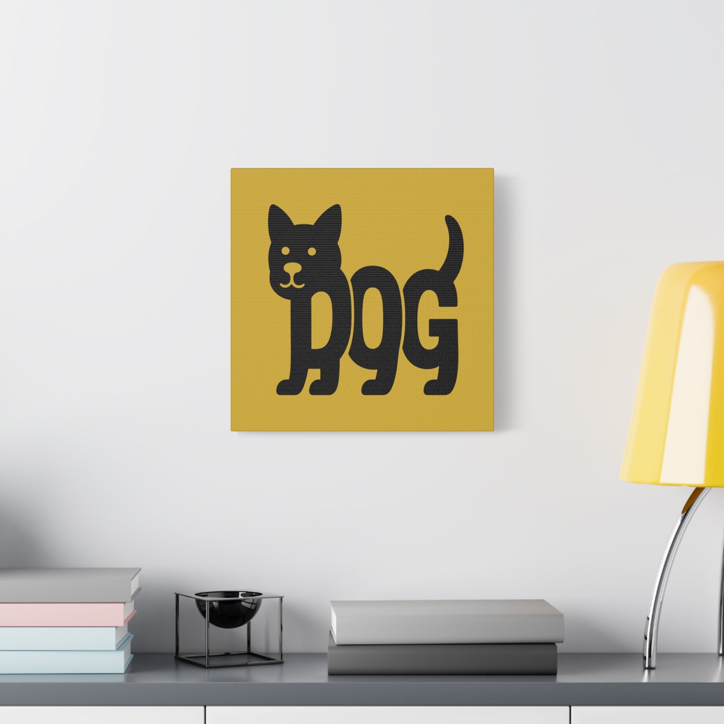 Dog-Themed Matte Canvas Art, Pet Lover Gift, Dog Decor, Home Wall Art, Housewarming Gift, Gift for Dog Owners