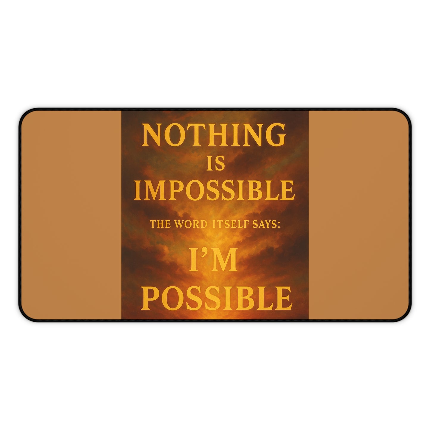 Motivational Desk Mat - I'm Possible Inspirational Office Decor, Gift for Students and Professionals, Home Office Accessory, Modern [...]