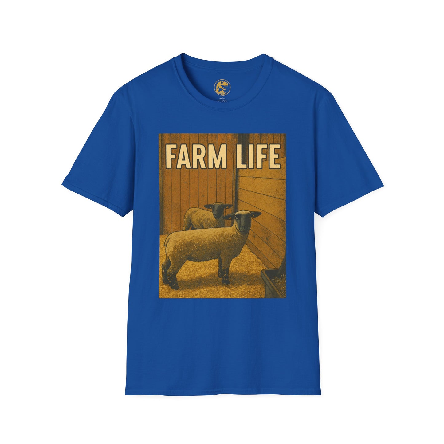 Farm Life T-Shirt, Softstyle Tee for Animal Lovers, Country Living Shirt, Farm house Apparel, Gift for Farmers