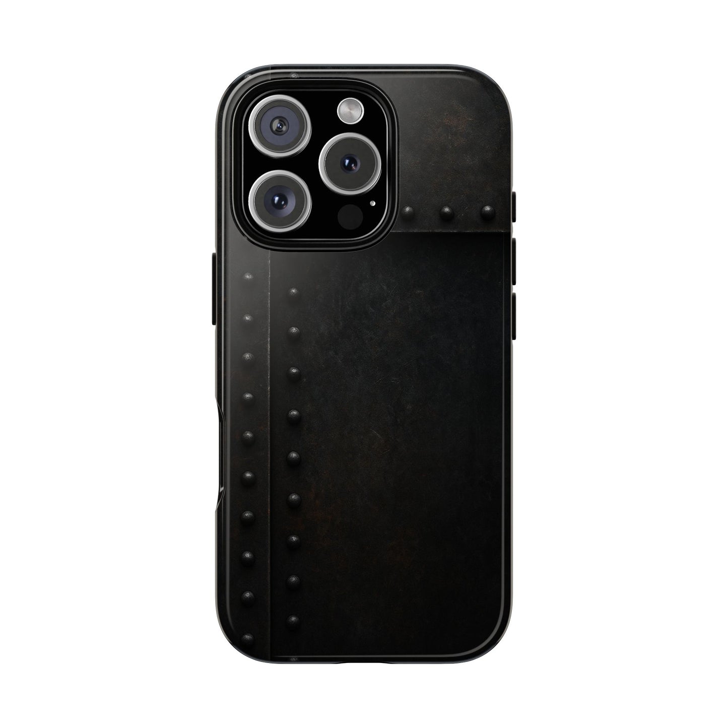 Steel & Smoke – Riveted Shadows Phone Case