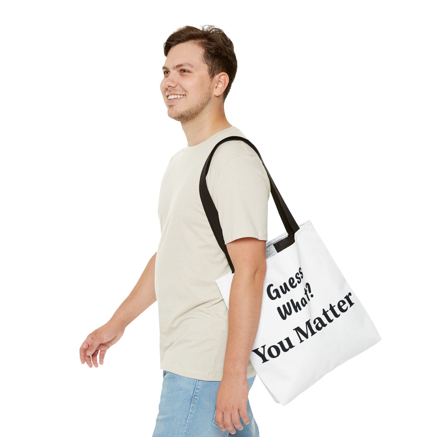 Empowering Tote Bag - You Matter, Motivational Gift, Inspirational Purse, Affirmation Bag, Unique Everyday Carry