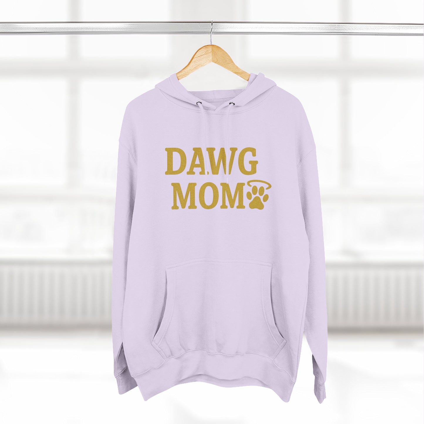 Dawg Mom Fleece Hoodie - Cozy Dog Lover Sweatshirt, Gift for Pet Moms, Animal Lover Apparel, Dog-Themed Clothing, Gifts for Dog Owners
