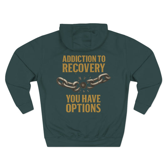 Inspirational Recovery Hoodie, Motivational Fleece Pullover, Self-Care Gift, Addiction Awareness Apparel, Cozy Recovery Wear, [...]