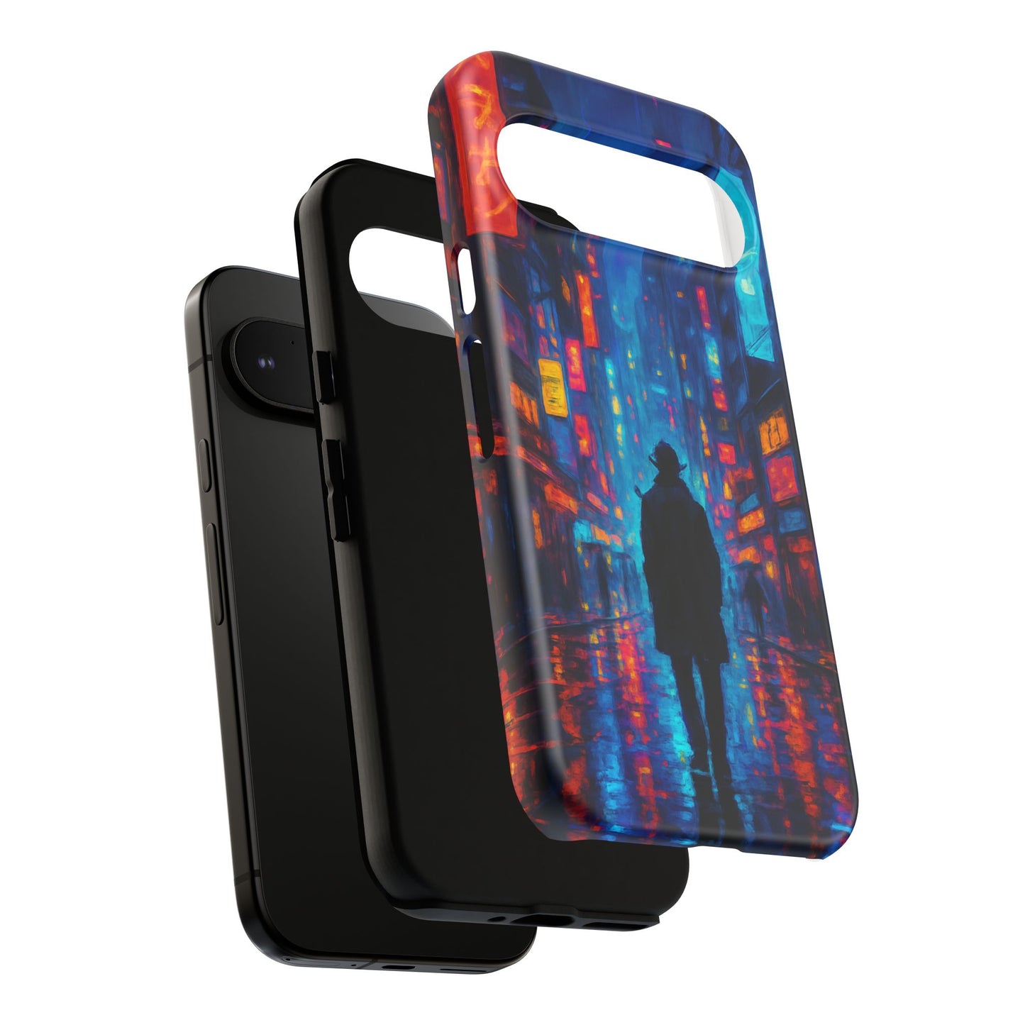 Neon City Nights – Urban Glow Phone Case