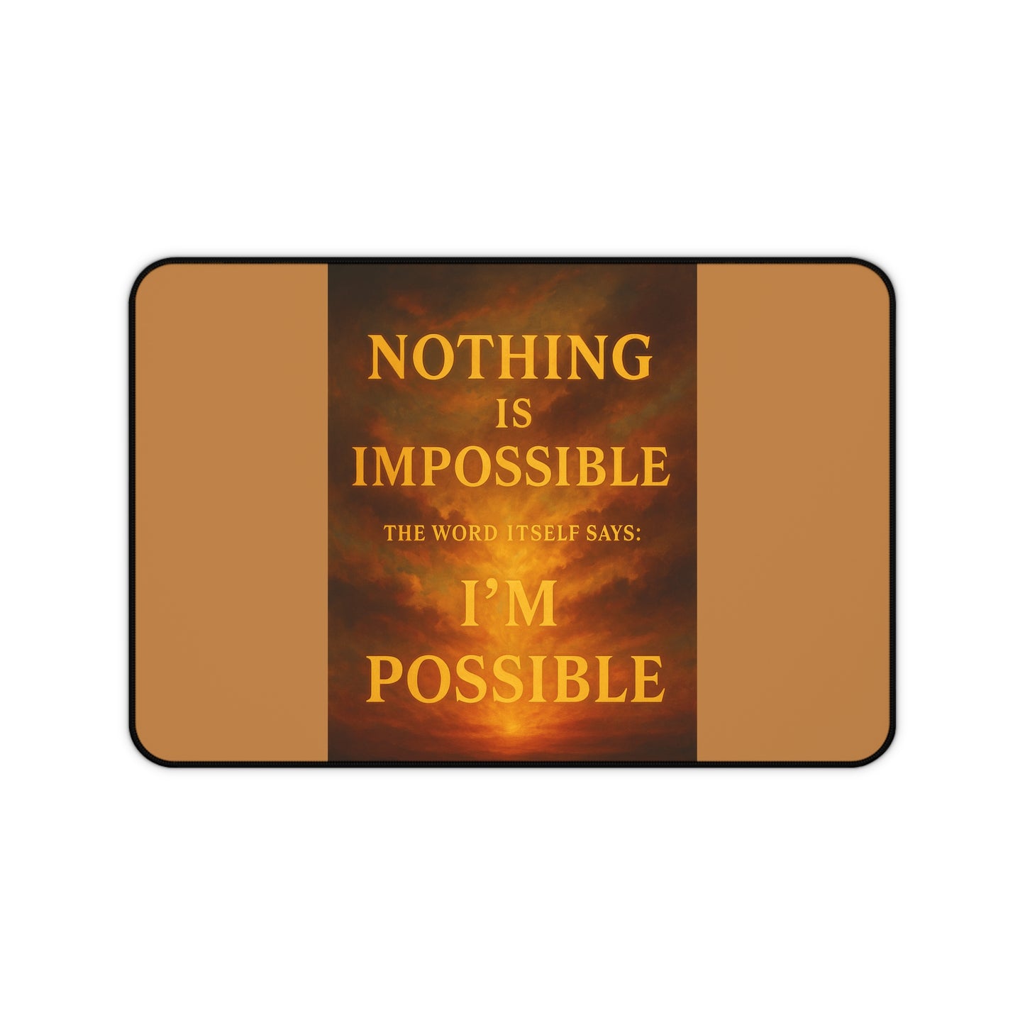 Motivational Desk Mat - I'm Possible Inspirational Office Decor, Gift for Students and Professionals, Home Office Accessory, Modern [...]