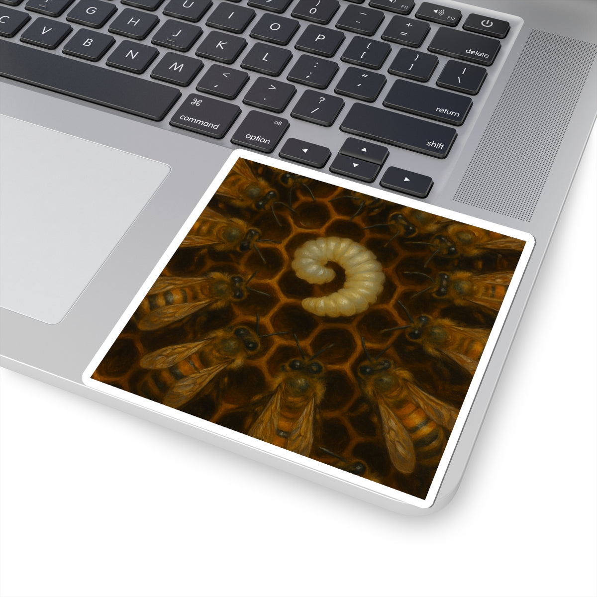 Beehive Kiss-Cut Stickers, Nature Lovers Decor, Eco-Friendly Art, Laptop Stickers, Spring Gift Ideas, Insect Wildlife Enthusiasts