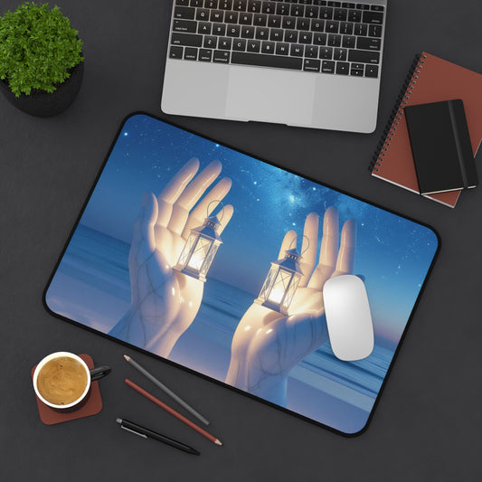Hands of Light Desk Mat – Inspire Your Workspace