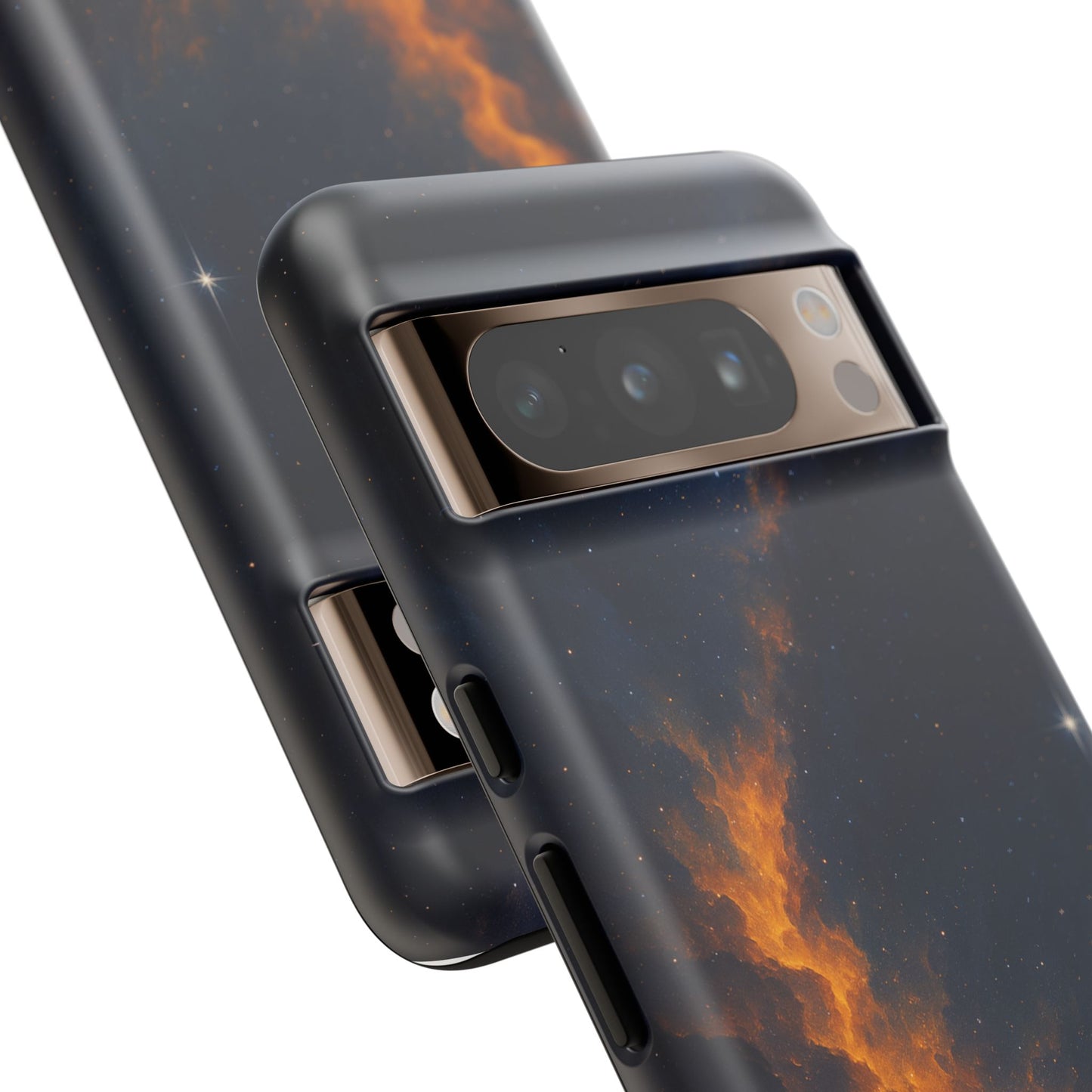 Stellar Flame – Cosmic Nebula Art Phone Case