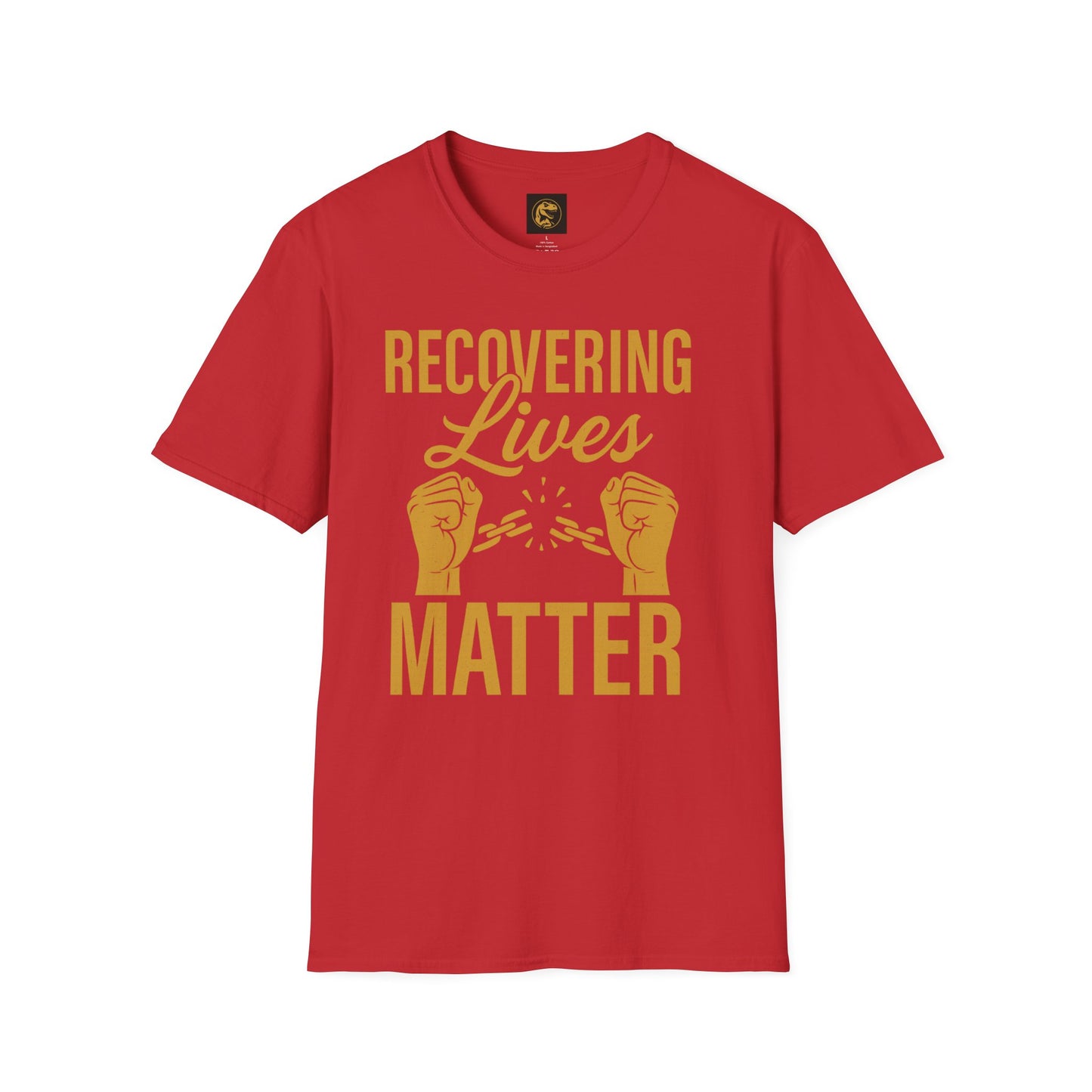 Empowerment Unisex T-Shirt | Recovering Lives Matter, Inspirational Tee, Recovery Support Shirt, Activism Apparel, Gift for Advocates