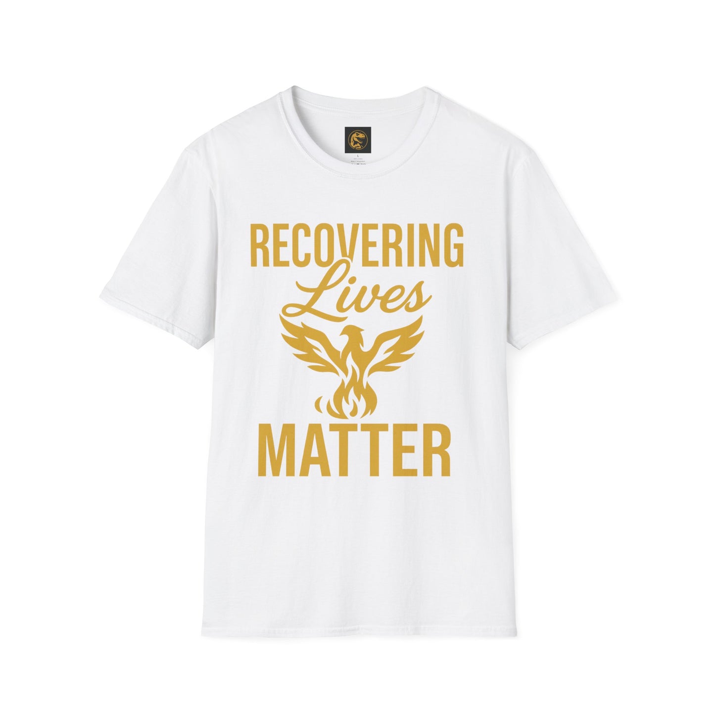 Recovering Lives Matter T-Shirt | Unisex Softstyle Tee | Recovery Support | Inspirational Apparel | Gift for Sober Friends | Self-Care Wear