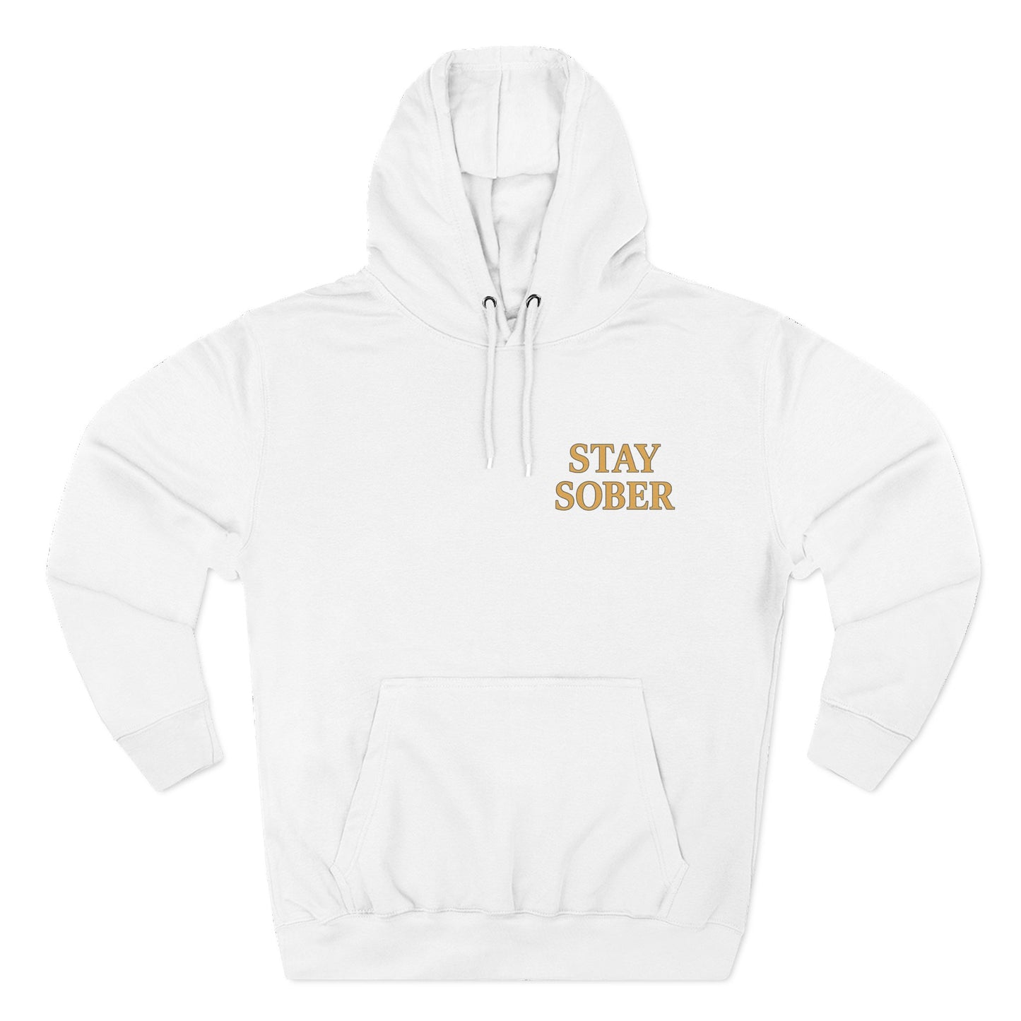 Samurai hoodie- Stay Sober, Defend Peace | Cozy Sweatshirt for Wellness, Gratitude Gifts, Motivation, Mindfulness