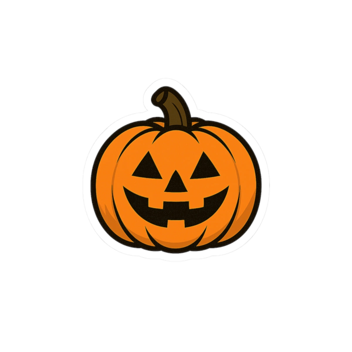 Halloween Pumpkin Kiss-Cut Stickers | Cute Decor, Seasonal Gifts, Scrapbooking, Party Favors, Laptop Stickers