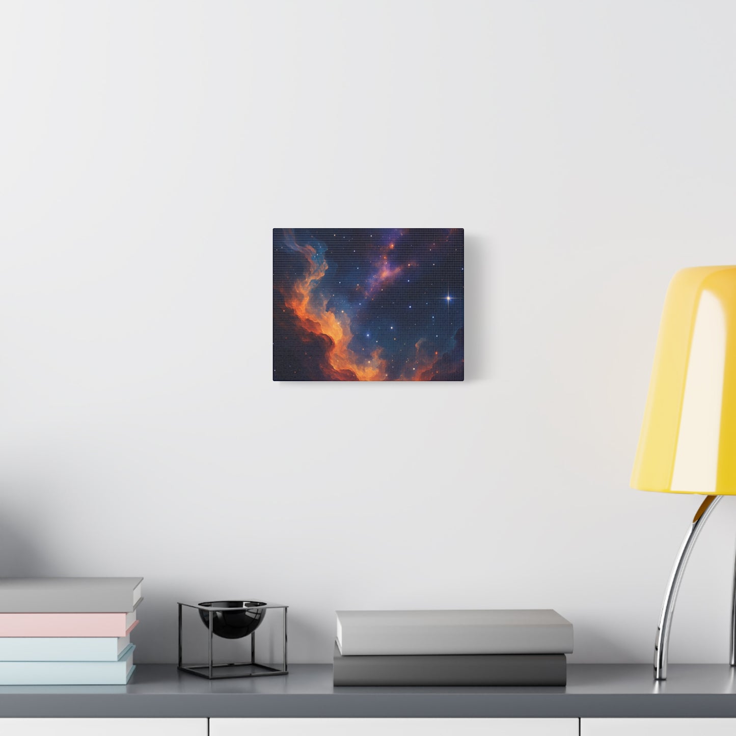Stellar Flame – Nebula Canvas Art