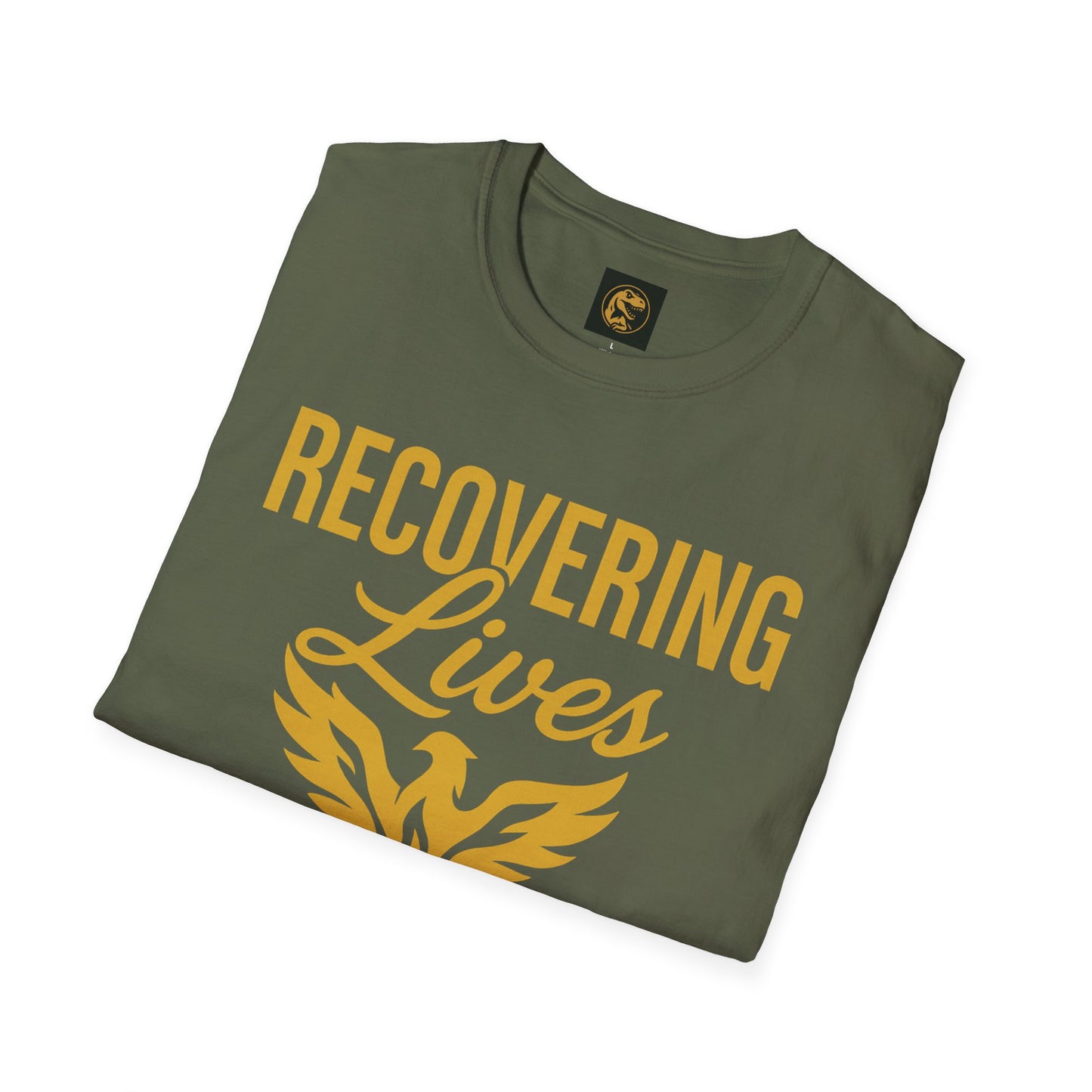 Recovering Lives Matter T-Shirt | Unisex Softstyle Tee | Recovery Support | Inspirational Apparel | Gift for Sober Friends | Self-Care Wear