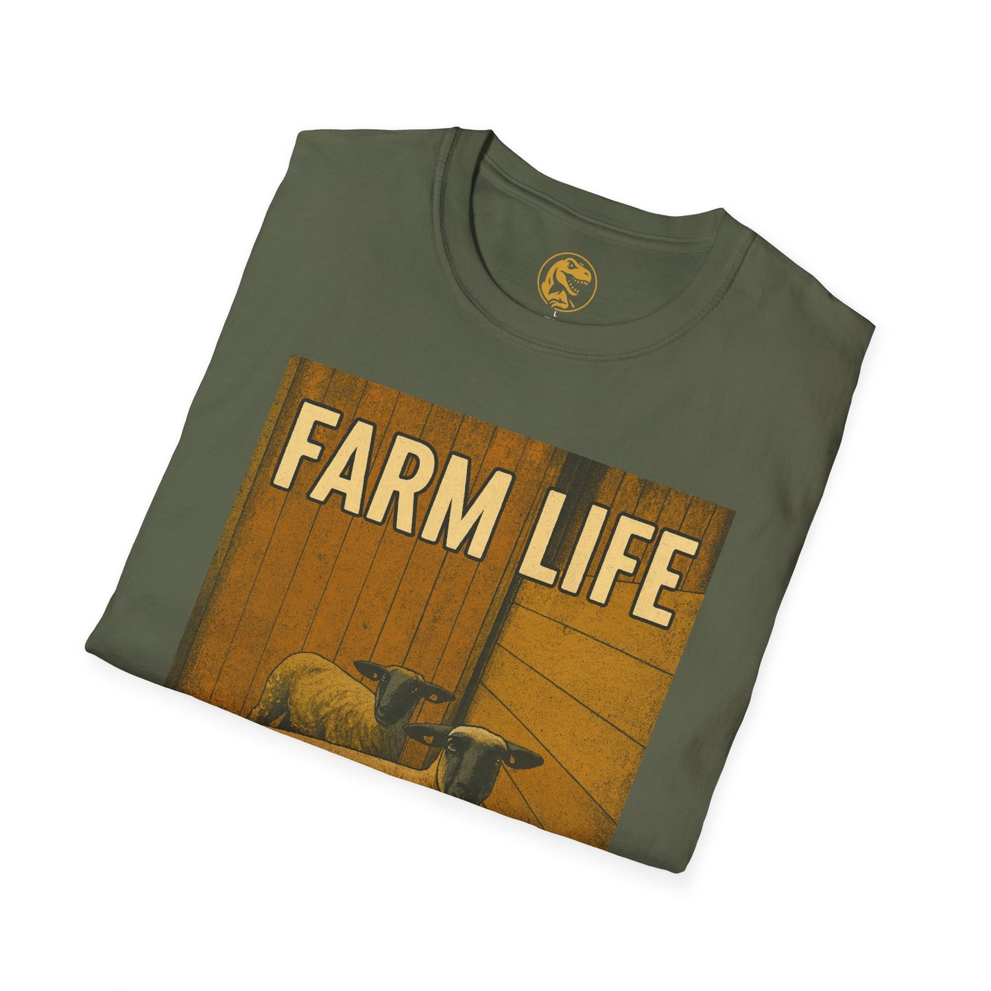 Farm Life T-Shirt, Softstyle Tee for Animal Lovers, Country Living Shirt, Farm house Apparel, Gift for Farmers