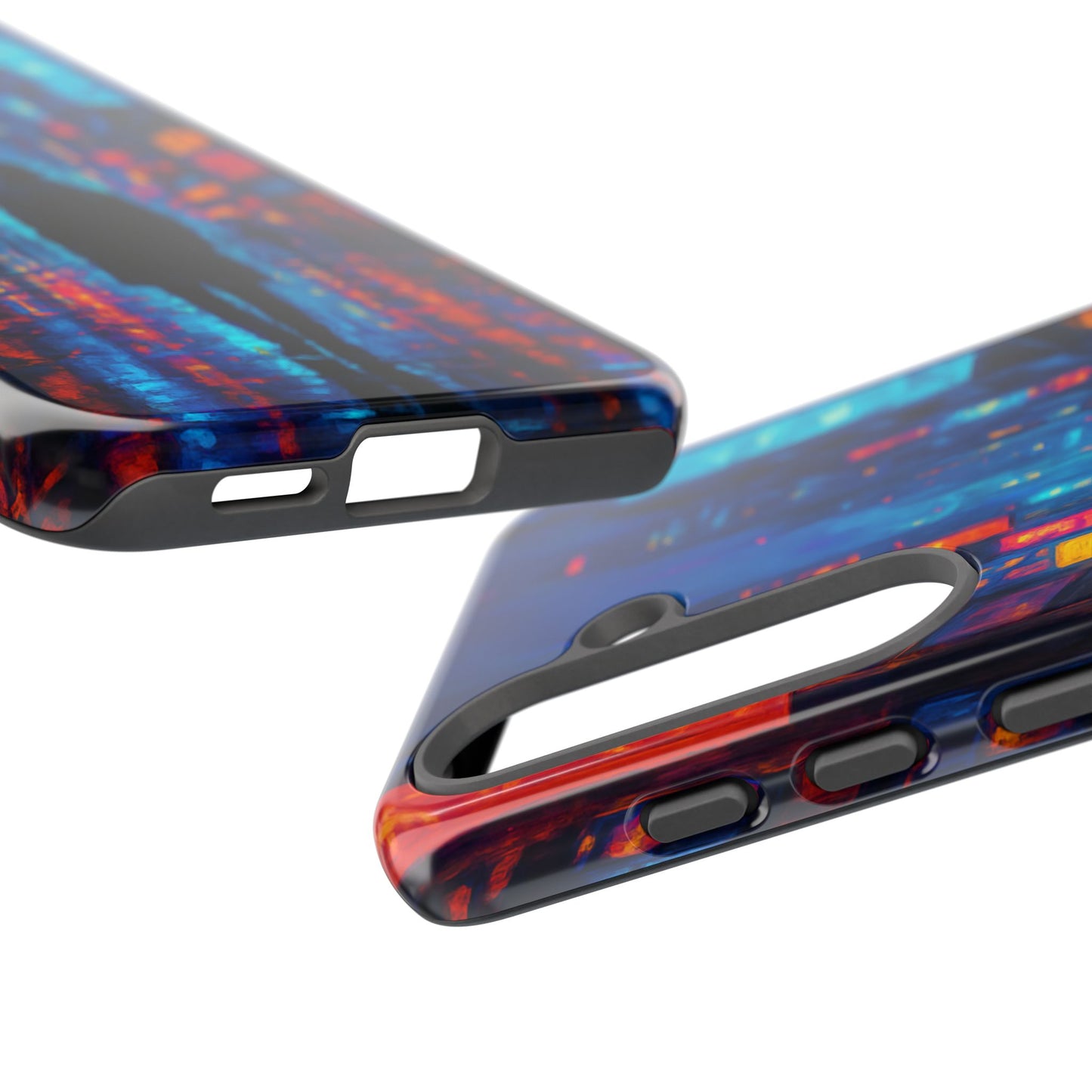 Neon City Nights – Urban Glow Phone Case