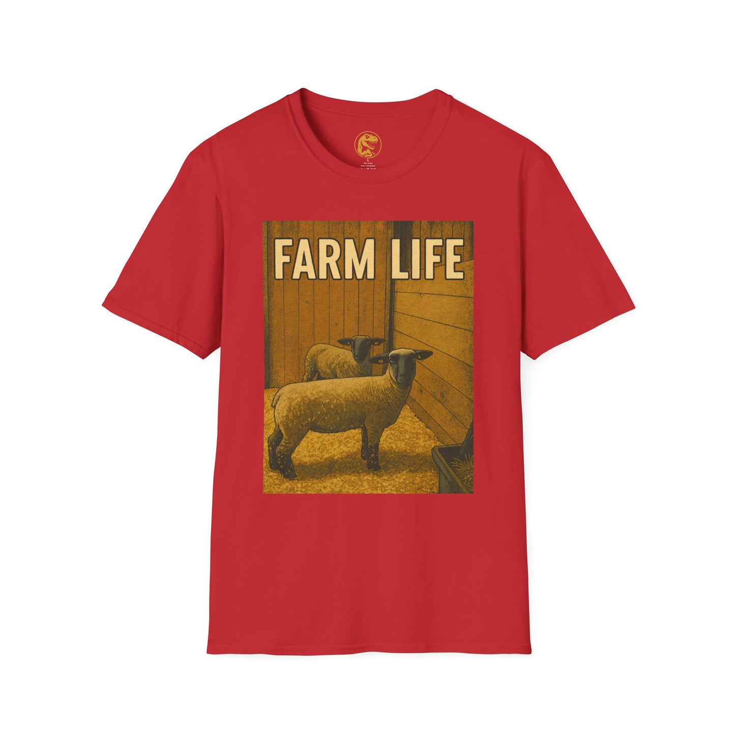 Farm Life T-Shirt, Softstyle Tee for Animal Lovers, Country Living Shirt, Farm house Apparel, Gift for Farmers