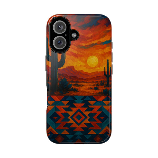 Desert Sunset Majesty – Southwestern Art Phone Case