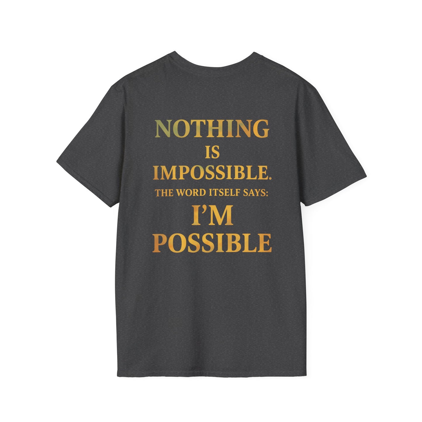 Inspirational Unisex T-Shirt - Stay Sober & I'm Possible, Motivational Tee, Recovery Support, Gift for Friends, Positivity Wear, [...]