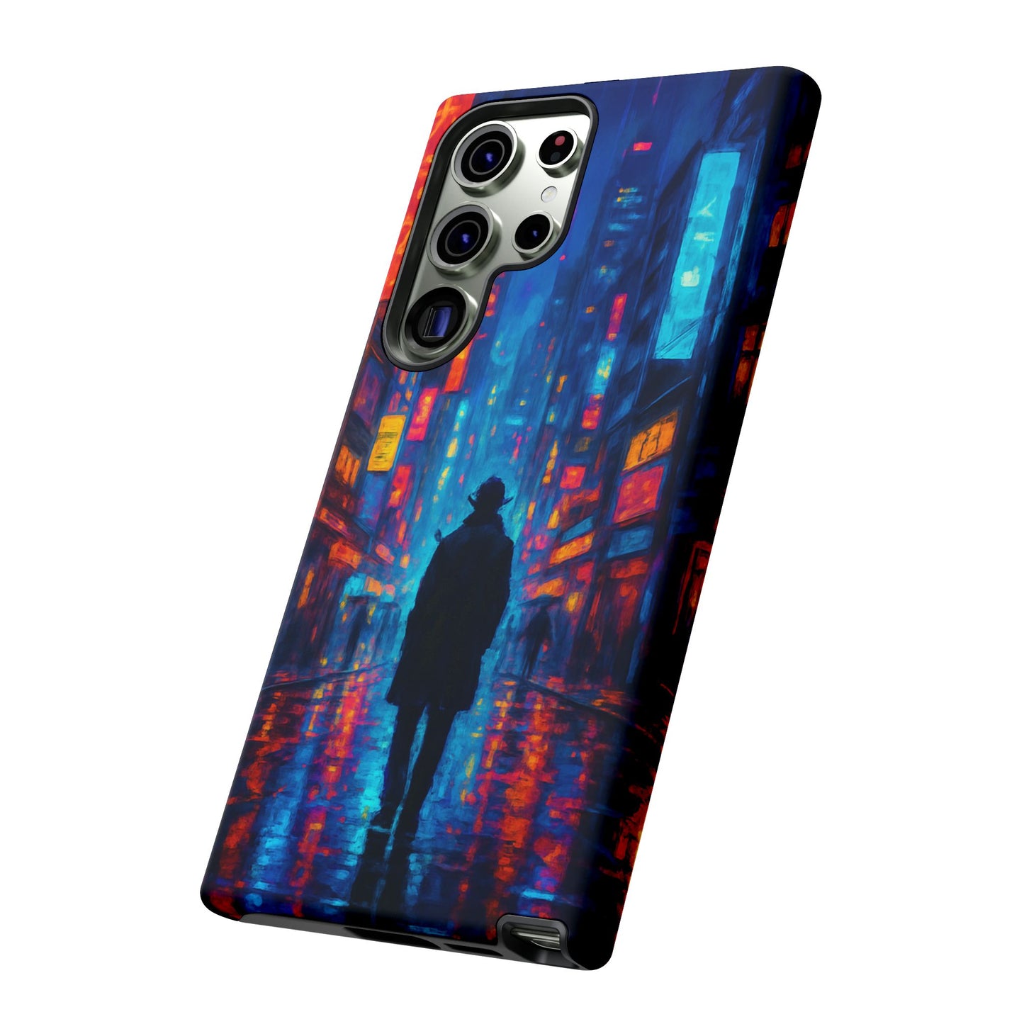 Neon City Nights – Urban Glow Phone Case